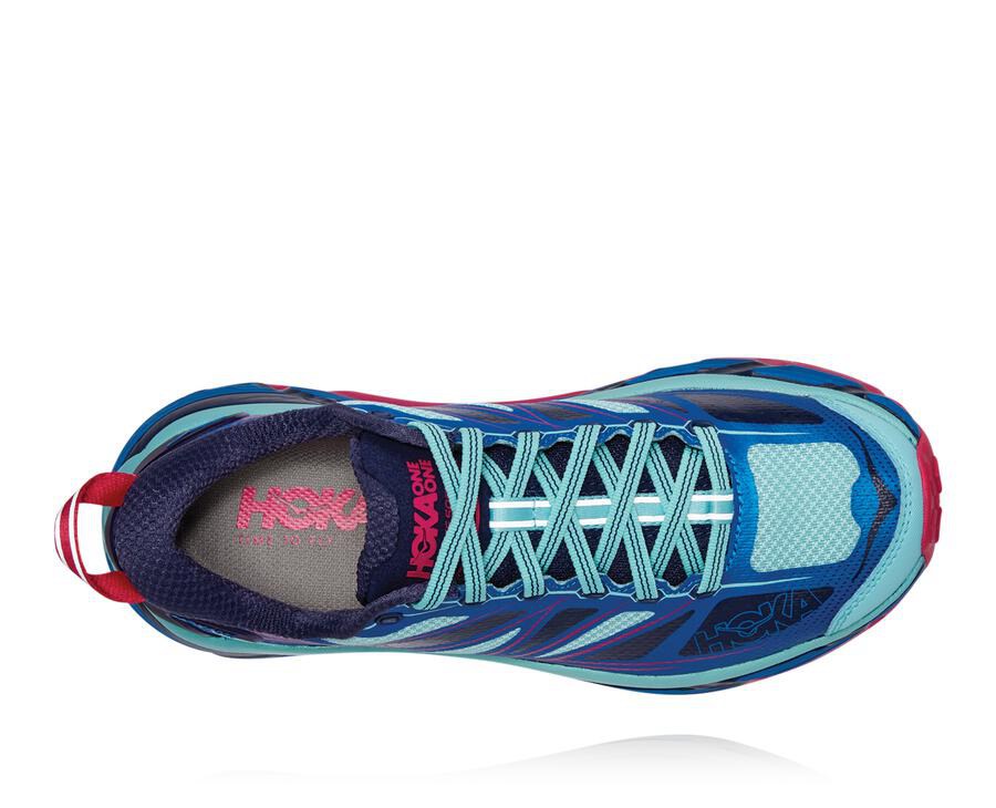 Tenis Hoka One One Trail Mujer Azul Marino - Mafate Speed 2 - QTCE78624